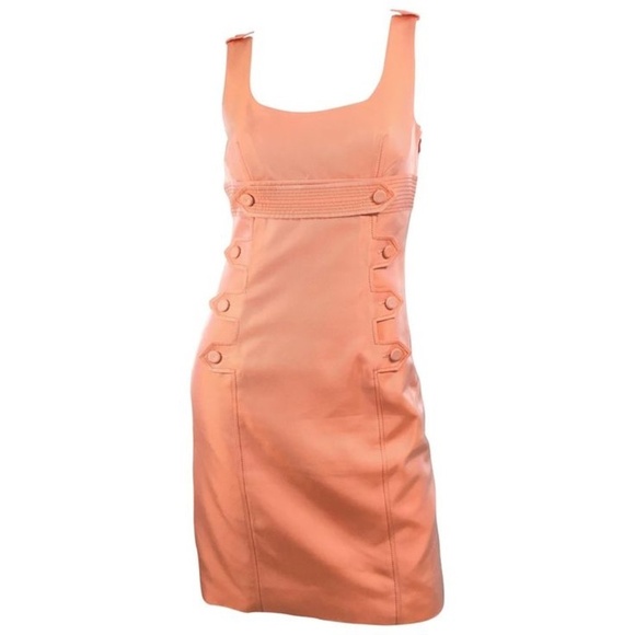 Givenchy Coral Silk Blend Dress - Picture 1 of 6